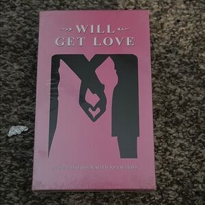 Pink 'Will Get Love' Card Deck